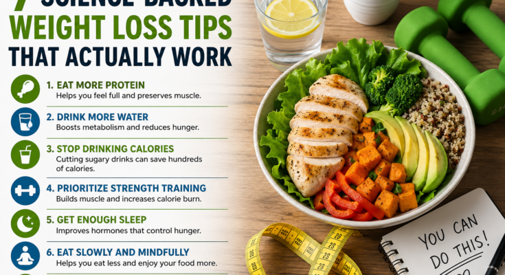 7 Science Backed Weight Loss Tips That Actually Work