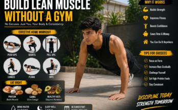 How to Build Lean Muscle Without a Gym