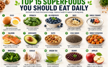 Top 15 Superfoods You Should Eat Daily