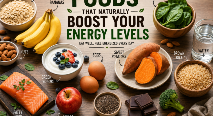 Foods That Naturally Boost Your Energy Levels