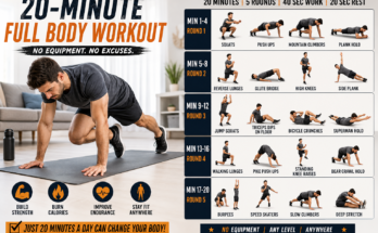 20 Minute Full Body Workout Without Equipment