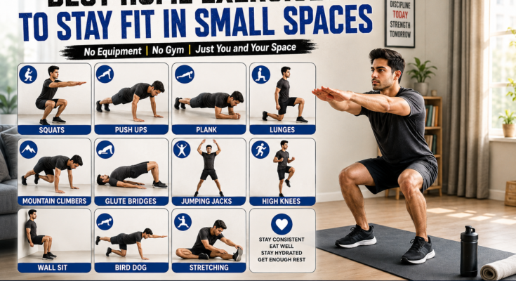 Best Home Exercises to Stay Fit in Small Spaces